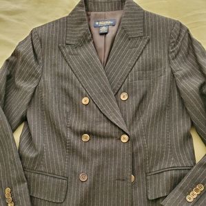 Brooks Brothers Wool Suit Jacket Espresso size 10